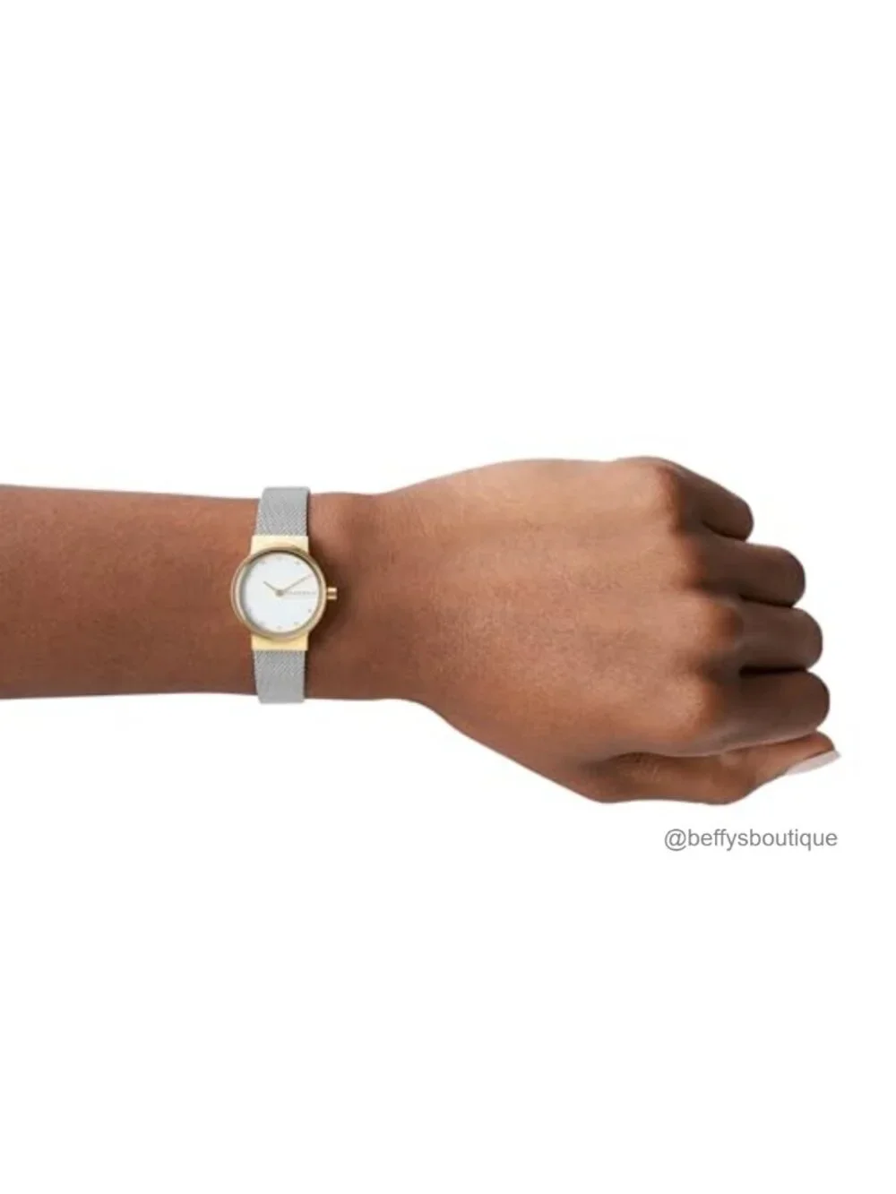 Women's Stainless Steel Quartz Dress Watch with Crystal Accents